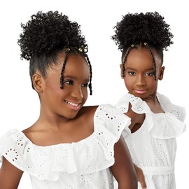 Sensationnel Lulu Pony Mini BUBBLE GUM - ponytail drawstring for kids synthetic pony up do wig piece - LULUPONY Mini Bubble Gum (TH2/27)