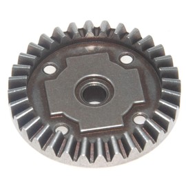 Bevel Gear 32T Compatible with JLB Racing Cheetah 1/10 Parts Brushless RC Car Accessories Steel Upgrade Replace EA1037(Black)