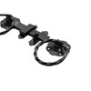 Heavy Duty Epoxy Black 6" 150mm Twisted Ring Gate Latch