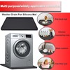 Washer Drain Pan 27×27inch Silicone Mat, Multi-function Non Slip Washer