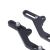 1 Pair Black Motorcycle Windscreen Adjuster Aluminium Windshield Bracket Replacement