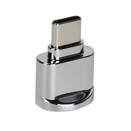 KONTONTY 1pc Type-c Zinc Alloy Card Reader Adapter for Disk for Mobile and Computer Shell Data Backup