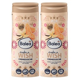 Balea Set of 2 Body Care: Shower Gel Tropical Vibes with Watermelon Fragrance (300 ml) + Shower Gel Starfruit & Melon (300 ml), 600 ml