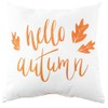 College Covers Hello Autumn Fall Décor Pillow, 16" X 16",
