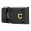 A29 Small 2 3/8 Inch Iron Rim Latch, Black Powder