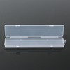 Hanging long plastic case 2p transparent sticker Holder 5ea