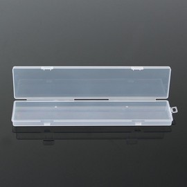 Hanging long plastic case 2p transparent sticker Holder 5ea