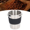 58mm Stainless Steel Coffee Dosing Cup Coffee Machine Handle Receiving