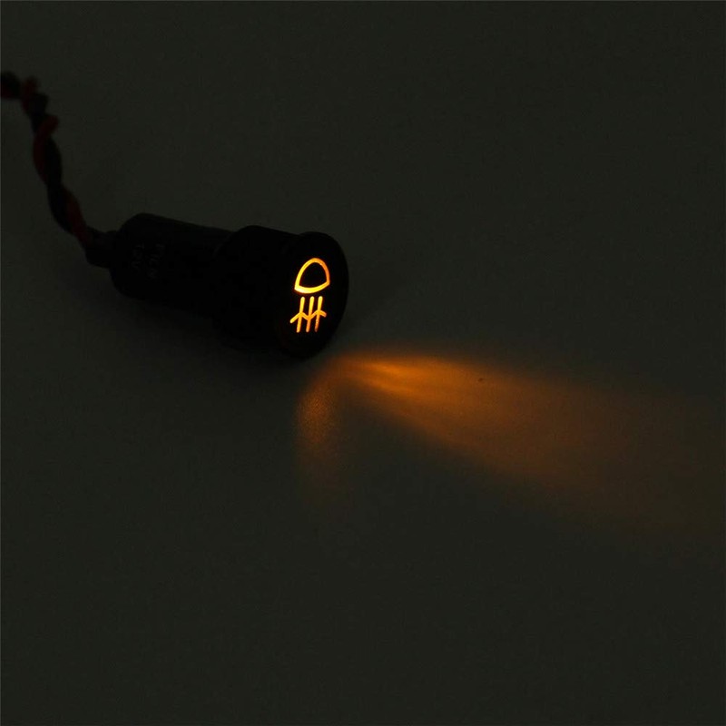 TuToy 12 8 mm LED Dashboard Warning Light Indicator Light