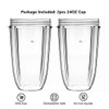 2Pcs Replacement 24OZ Tall Cup For Nutribullet 600w & Nutribullet