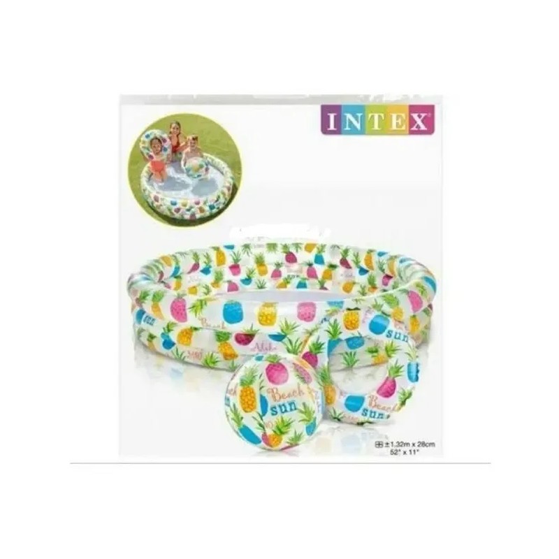 Alberca inflable redonda Intex Fishbowl 59469 Fishbowl de 1.32m x