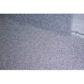 Siser Glitter HTV 20" x 12" Sheet - Iron on Heat Transfer Vinyl (Black Silver)