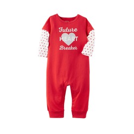 Carter's Baby Girls' Future Heart Breaker Coverall 6 Months