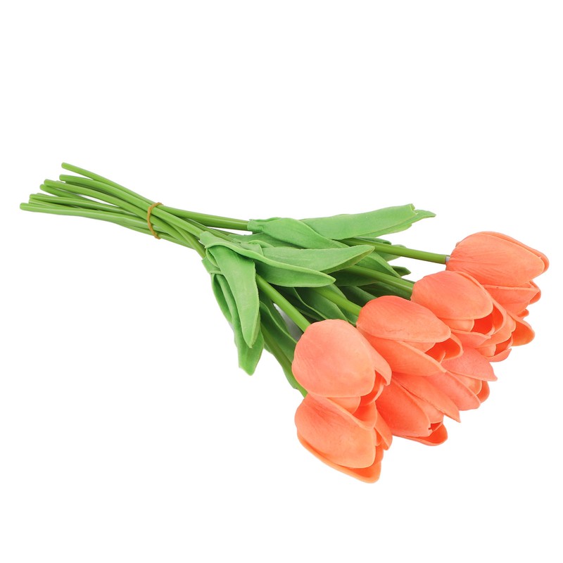 10pcs Artificial Tulip Flowers High Simulation Flowers Decor for Living