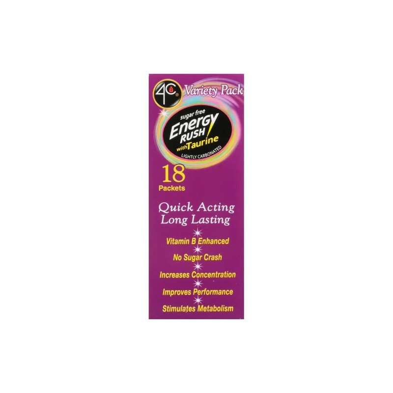 4c Energy Rush Con Mezcla De Bebidas Paq Variado De