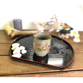 Kutani [Drinking Cup] Small Someiyoshino [Back Picture]