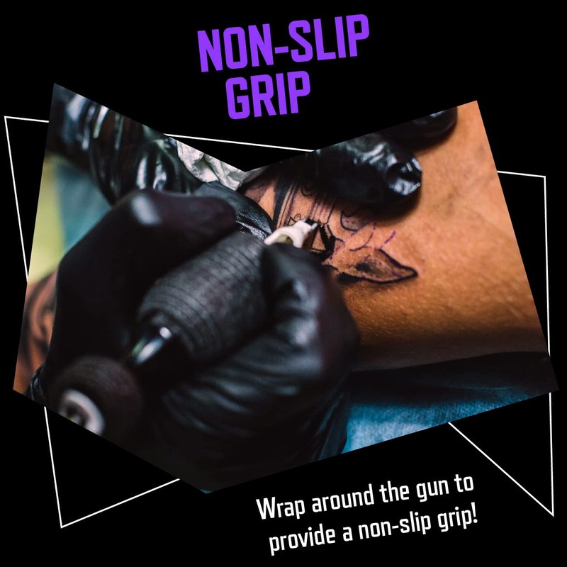 Inksafe Black Cohesive Cohesive Bandages Grip Wrap Tattoo 5cm x