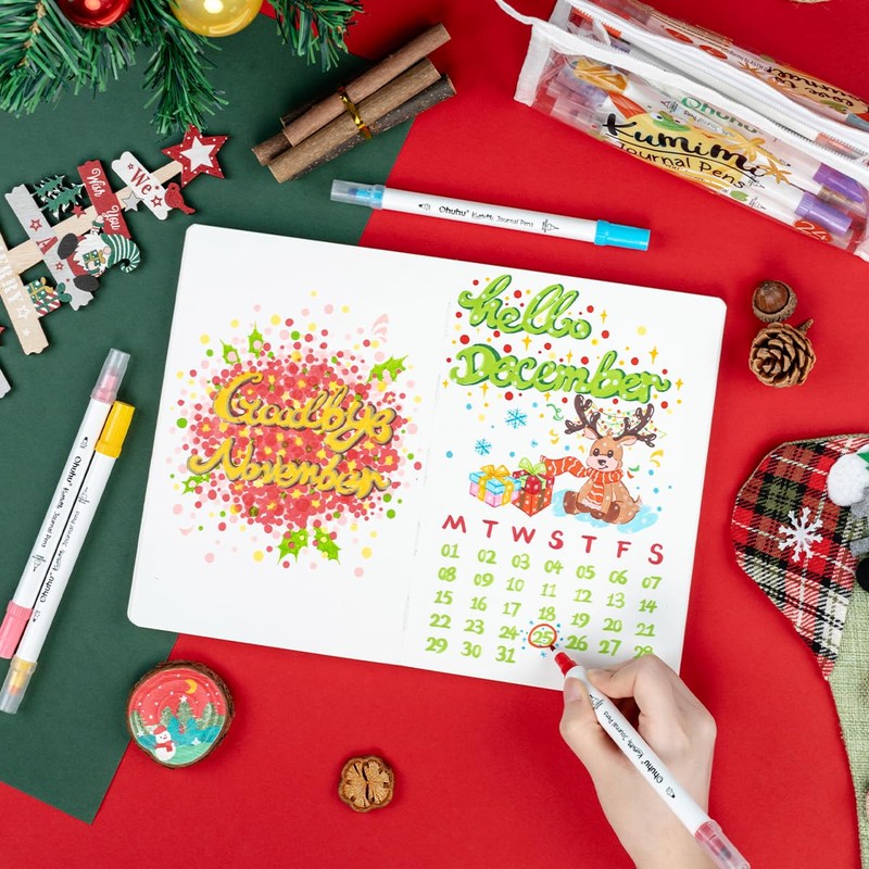 Ohuhu Dot Pens 24 Colors Set