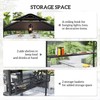 Outsunny 8' x 5' Grill Gazebo, 2-Tier Outdoor BBQ Gazebo
