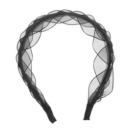 WOONEKY Elegant Retro Hairband for Women Lightweight Mesh Headband Fit Stylish Decorative Headwear for Parties Weddings Everyday Use Versatile Hair Accessories