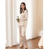 Ekouaer Satin Pajamas for Women Set 2 Piece Long Sleeve