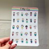 Kids Stick Figure Planner Stickers | Libby and Lou Sticker