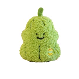 champracer Fruit Vegetable Plush Toys, Cute Fruit Vegetable Cuddly Toy, for Playing and Cuddling, Soft Cuddly Toy for Girls, Boys, Babies (20 cm, Bitter Melon)
