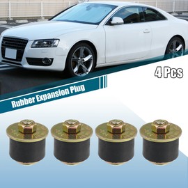 X AUTOHAUX 4pcs Automotive Rubber Freeze Plug Rubber Expansion Plug Fit Hole Size 1-1/8" to 1-1/4" 28mm-31mm