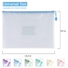 Tamaki 6 Pack Mesh Zipper Pouch with Label Pocket, Waterproof