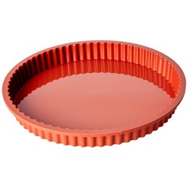 Silikomart Moule à tarte/quiche Bords cannelés Silicone Taille L