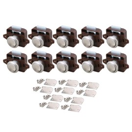 RDEXP Keyless Locks Lock Knob Cabinet for RV Drawer Cabinet, Pack of 10