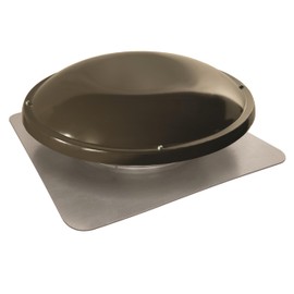 GAF Master Flow 1000 CFM Power Roof Mount Attic Vent Fan with Thermostat (PT6): Easy Installation & Efficient Exhaust Ventillation | Airflow Capacity for attic Spaces Upto 1600 sq.ft. - Weathered Wood