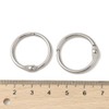 LiQunSweet 100 pcs 20mm 304 Stainless Steel Round Ring Clasps