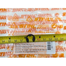 For STIHL MS250 025 Chainsaw Sprocket E Clip DIN6799 8x1.3 Keeper Real OEM STIHL Genuine