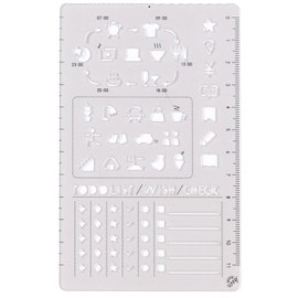 SUNNY TEMPLATE Notebook Template Ruler [LOG & LIST] LSZ-04