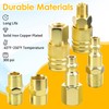 Meyeyaia 45pcs Air Coupler & Plug Kit,1/4”NPT Air Tool Fittings