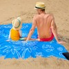 Warmfarm 2-in-1 Beach Blanket & Kiddie Pool,6.56 x 6.56 FT