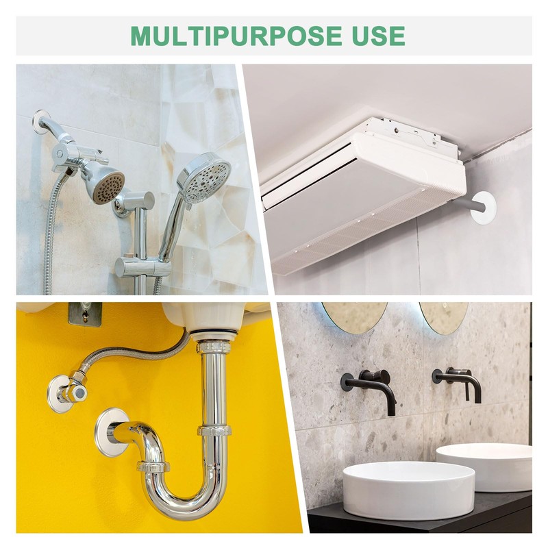 M METERXITY 4-Pack Wall Split Flange, for 1.6 Inch/40mm OD