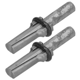 Stone Splitter, 2PCS High Speed Steel Kindling Splitter, Heavy Duty Plug Wedges Splitting Wedge for Open Stone, Broken Stone, Separate Stones, Rocks, Granite, Marble