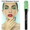 Waterproof Eyeshadow Pencil Creamy Long Lasting Eyeshadow Makeup (Green)