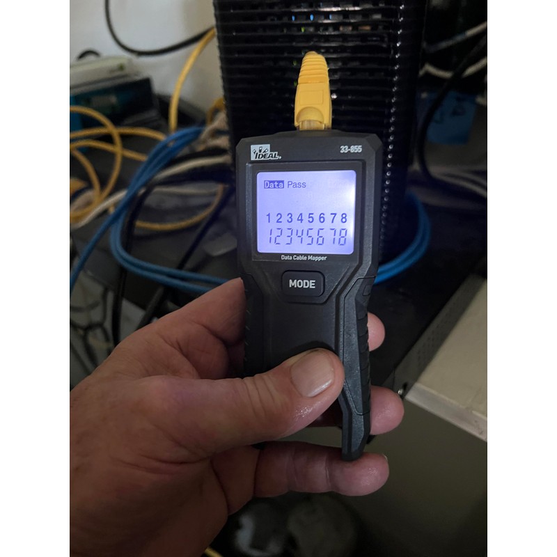 IDEAL Electrical 33-855 Data Cable/RJ45 LCD Wiremapper