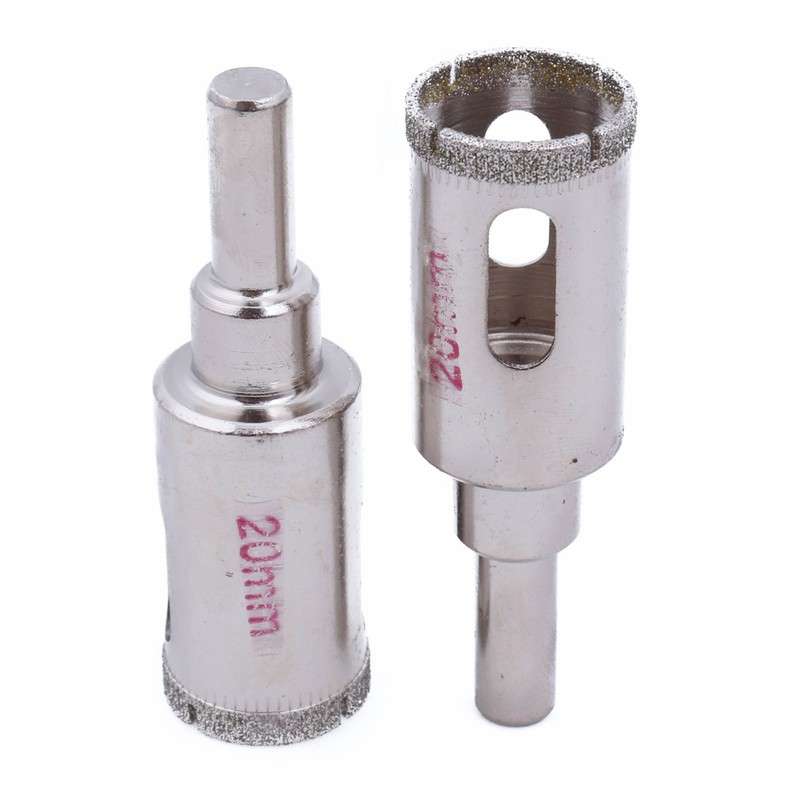 2Pcs 20mm 3/4" inch Diamond Hole Saws Granite Drill Bits