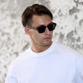 Gtand Vintage Retro Rectangle TR90 Frame Sunglasses For Men Women Fashion Semi-Rimless Metal Sun Glasses Eyewear