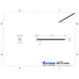 #8 x 3 Pan Head Sheet Metal Screws, Stainless Steel 18-8, Full Thread, Bright Finish, Self-Tapping, Quantity 100 by Fastenere