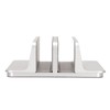 Laptop Holder Vertical 2 Slots Aluminum Alloy Adjustable Laptop Stand