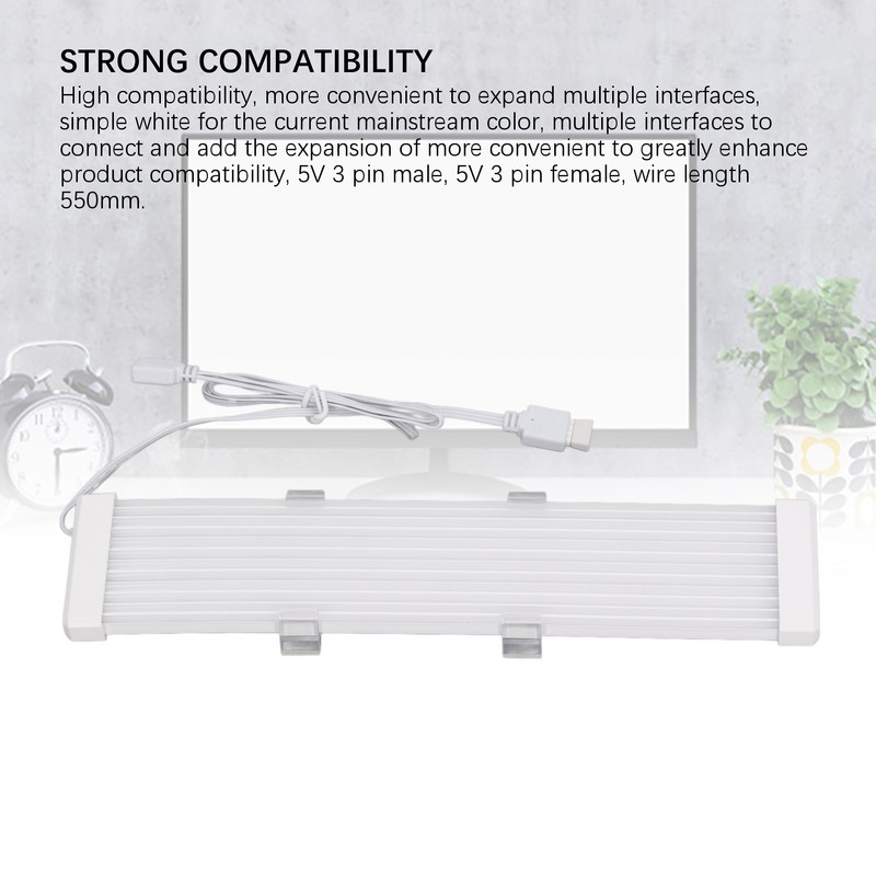 ARGB Extension Sleeved Cable Professional 5V 3 Pin Synchronized PSU