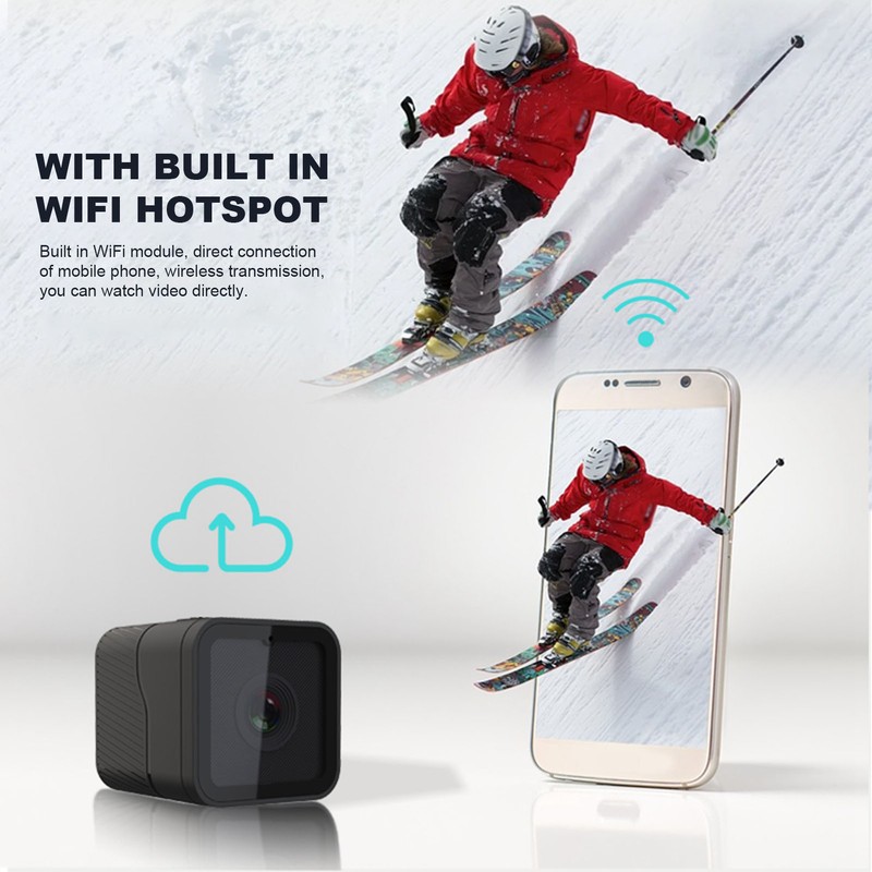 CS03 Hotspot WiFi Cameras 1080P HD 16/9 Mini Portable Camera