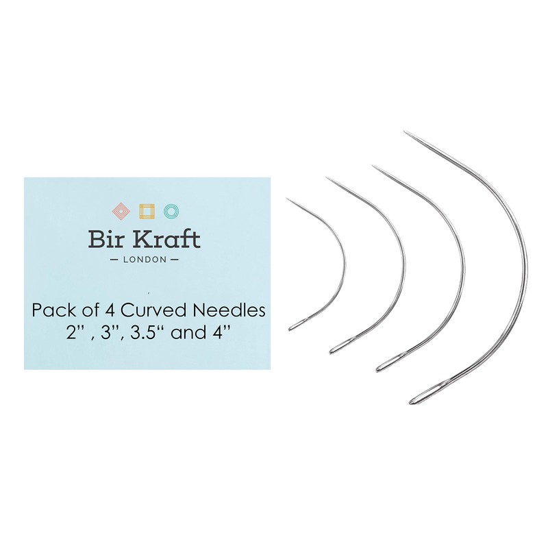 AA Shoppers Curved Needles Set 2" 3.5" 3" 4" 4"