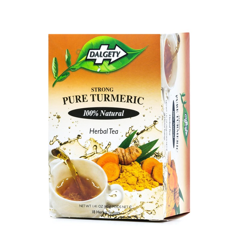 Dalgety Pure Turmeric Herbal Infusion Natural Tea, Delicious and Packed