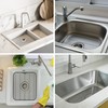 DecorRack Gray Sink Protectors for Kitchen, Plastic 12" x 11"